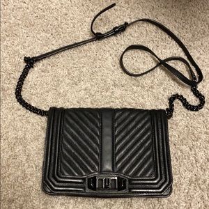 Rebecca Minkoff black crossbody purse